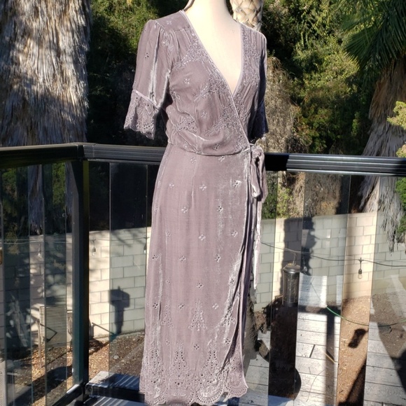 Johnny Was Dresses & Skirts - Nwt Johnny Was Eyelet Velvet dress Small